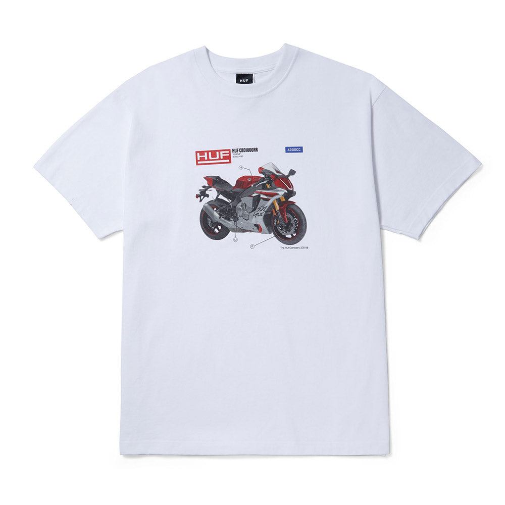 HUF 420 CC TEE WHITE