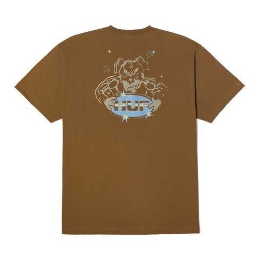 HUF DAWG TEE BROWN