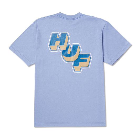 HUF GALACTIC STACK TEE PURPLE