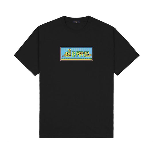 DIME WORLD TEE BLACK