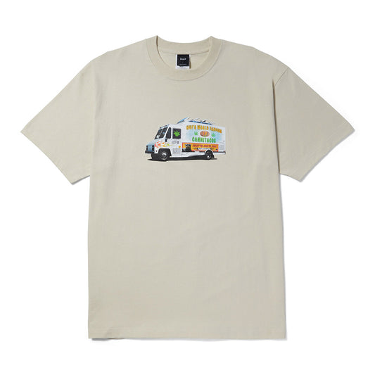 HUF TACO TRUCK TEE CREAM