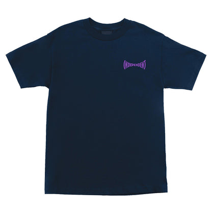 INDEPENDENT SPANNING CHEST HW TEE NAVY