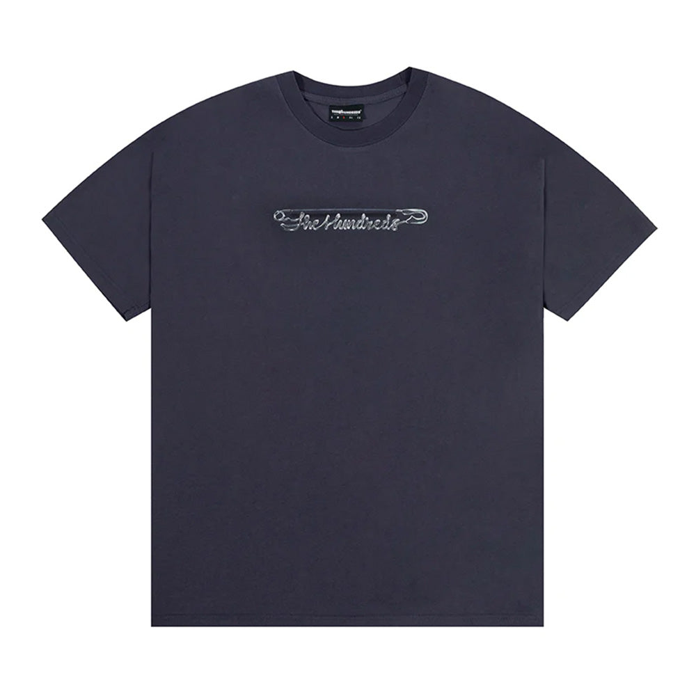 THE HUNDREDS STAY SAFE TEE NAVY