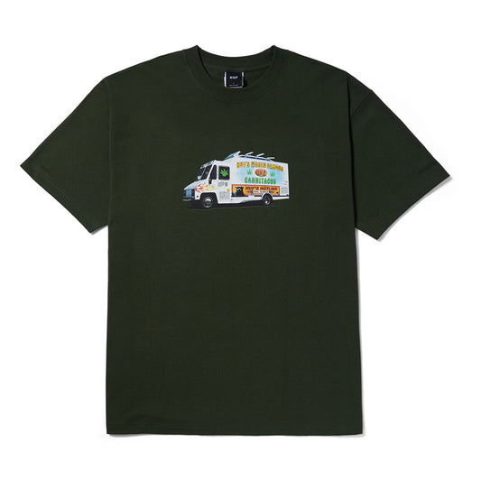 HUF TACO TRUCK TEE DARK GREEN