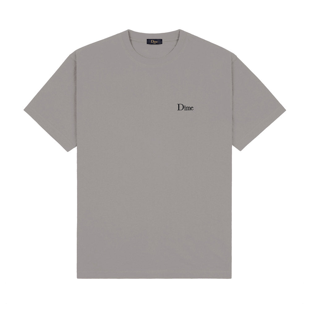 DIME CLASSIC SMALL LOGO TEE GREY