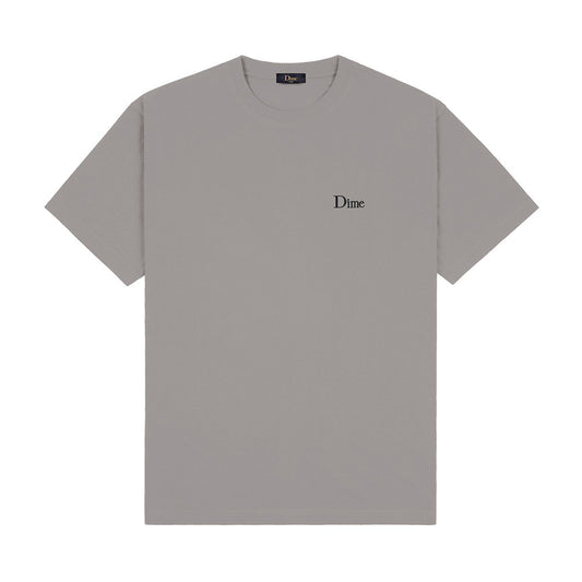 DIME CLASSIC SMALL LOGO TEE GREY