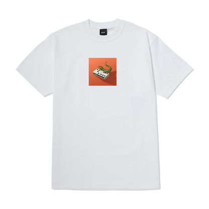 HUF GECKO TEE WHITE