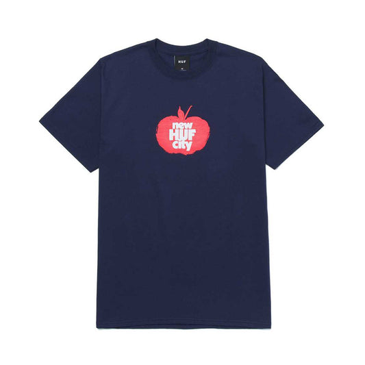HUF GOLDEN APPLE TEE NAVY