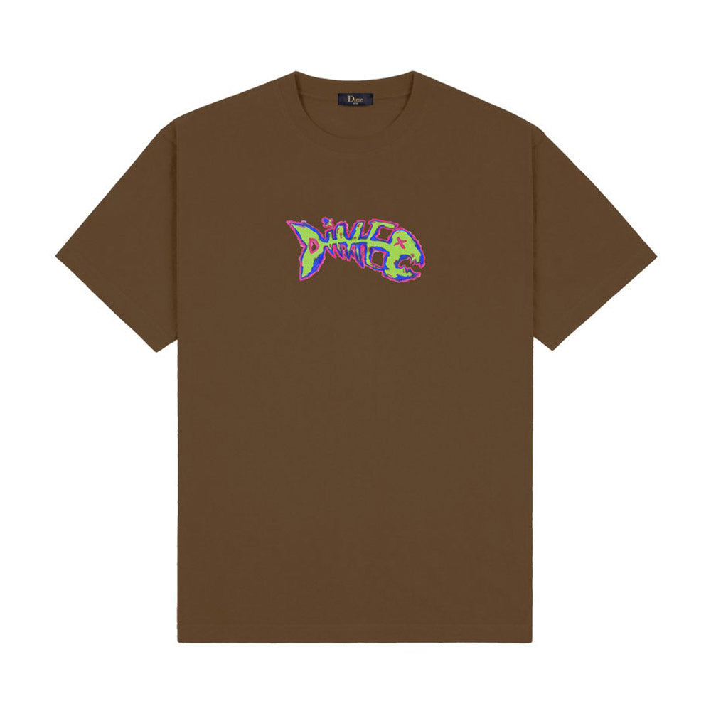 DIME BONES TEE BROWN