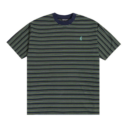 THE HUNDREDS BLADES STRIPED TEE NAVY