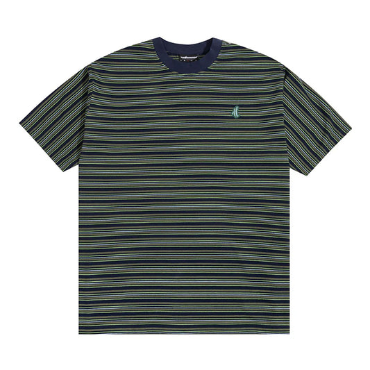THE HUNDREDS BLADES STRIPED TEE NAVY