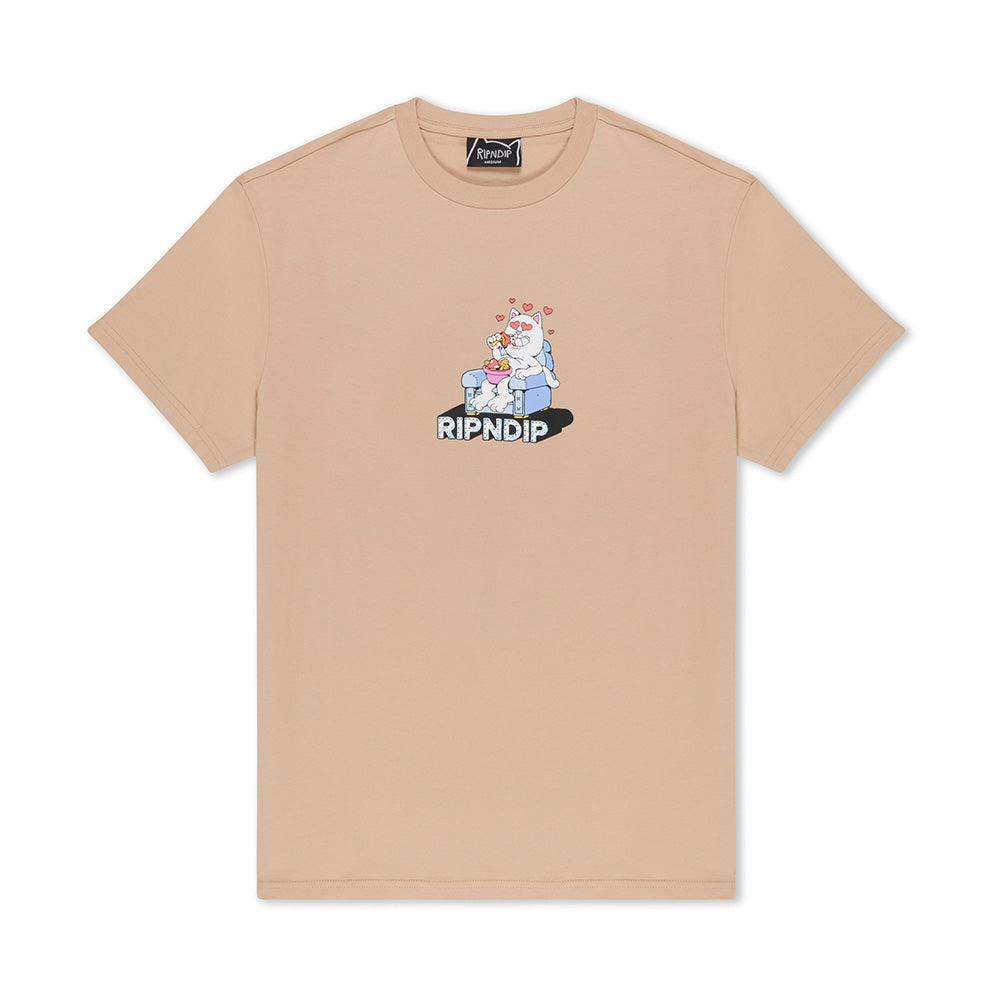 RIPNDIP AFTERNOON SNACK TEE KHAKI