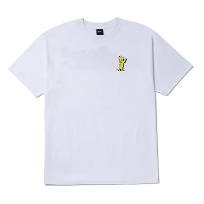 HUF DOG SENSE TEE WHITE