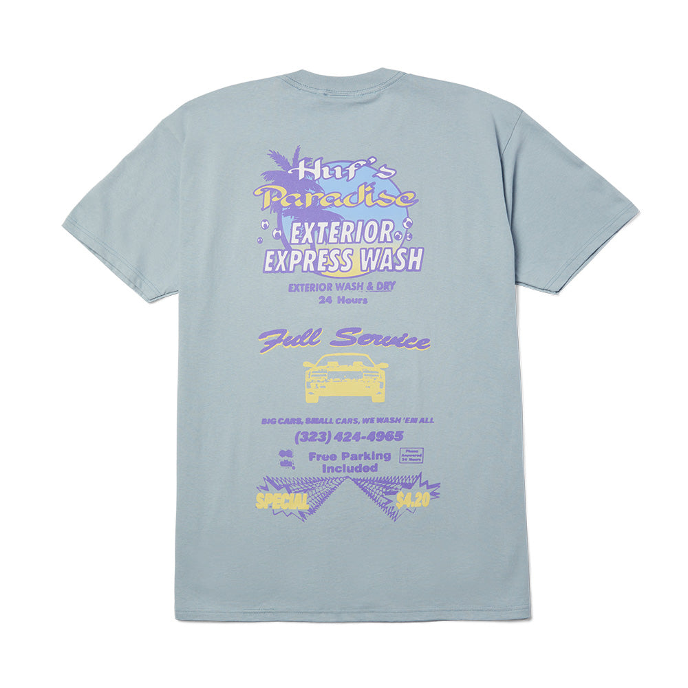 HUF FULL SERVICE TEE LIGHT BLUE