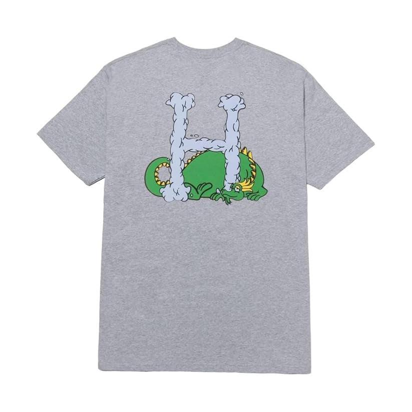 HUF MAGIC DRAGON H TEE  GREY