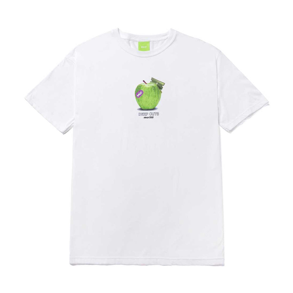 HUF DEEP CUTS TEE WHITE