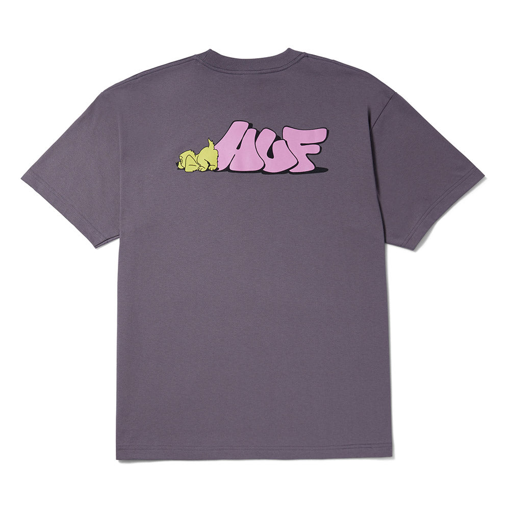 HUF DOG SENSE TEE PURPLE