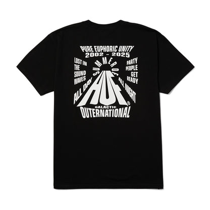 HUF EUPHORIC UNITY TEE BLACK