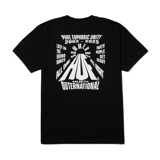 HUF EUPHORIC UNITY TEE BLACK