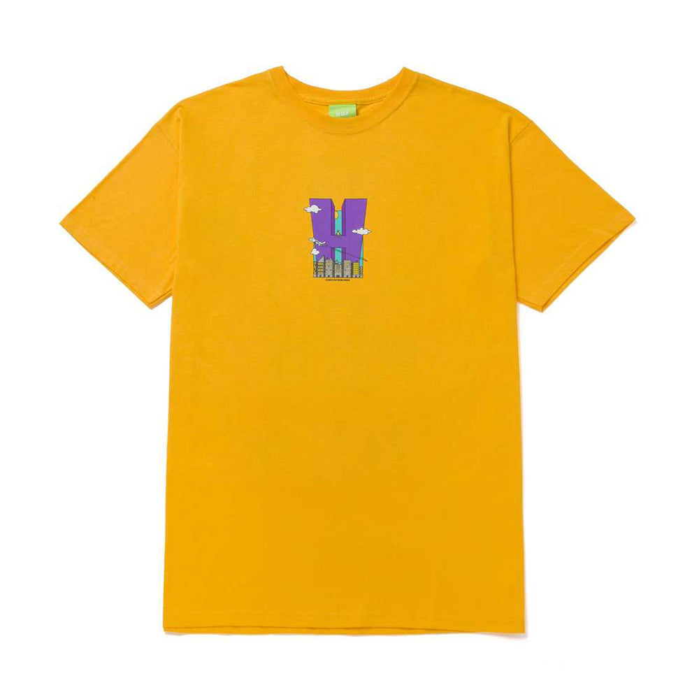 HUF CITY H TEE GOLD