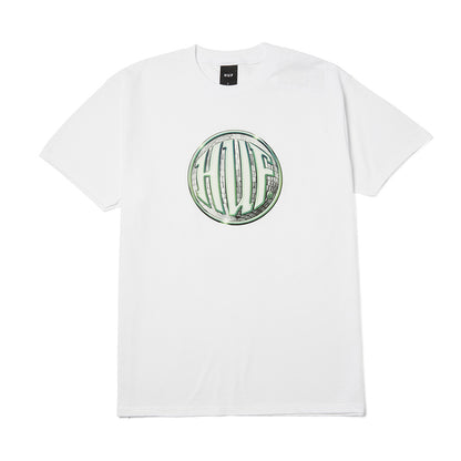 HUF D ZONE TEE WHITE