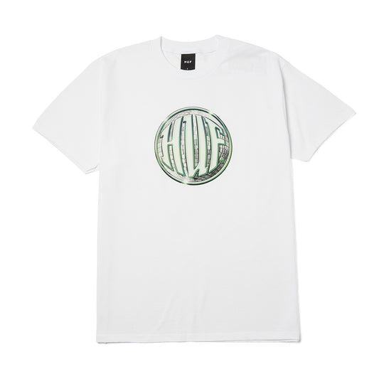 HUF D ZONE TEE WHITE
