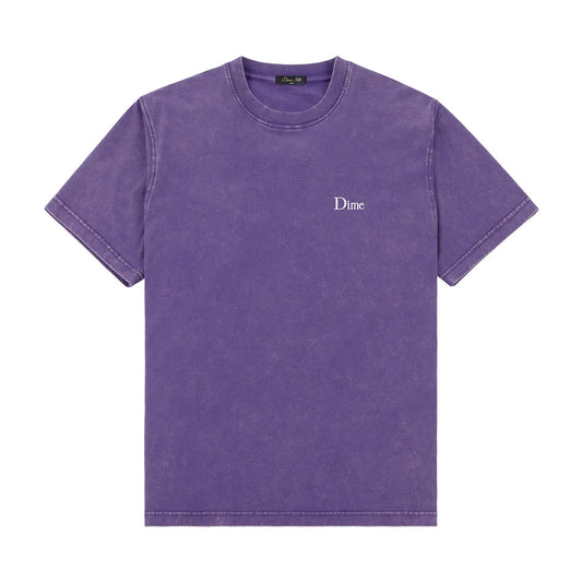 DIME CLASSIC SMALL LOGO TEE PURPLE