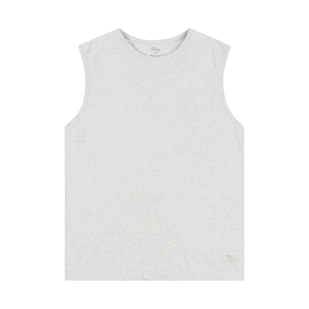 DIME WAVE SLEEVELESS TEE GREY