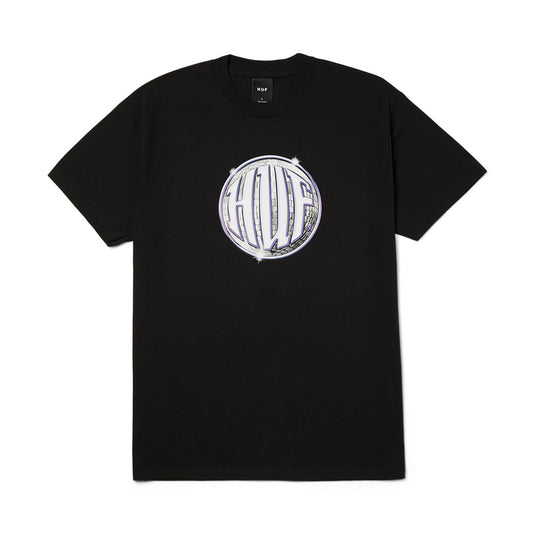 HUF D ZONE TEE BLACK