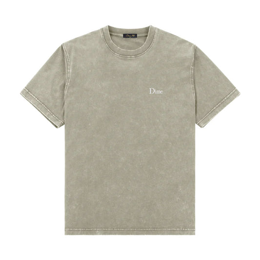 DIME CLASSIC SMALL LOGO TEE GREY