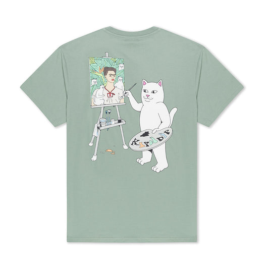 RIPNDIP ART CLUB TEE TURQUOISE