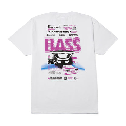 HUF BASS POWER TEE WHITE
