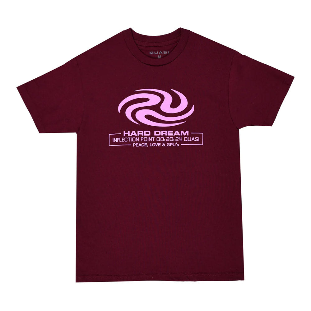 QUASI HARD DREAM TEE BURGUNDY