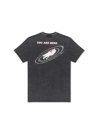 You Are Here Tee Black