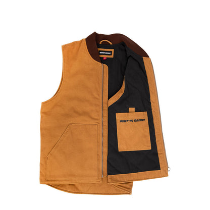 INDEPENDENT FIGUEROA VEST WORK TOP CARAMEL