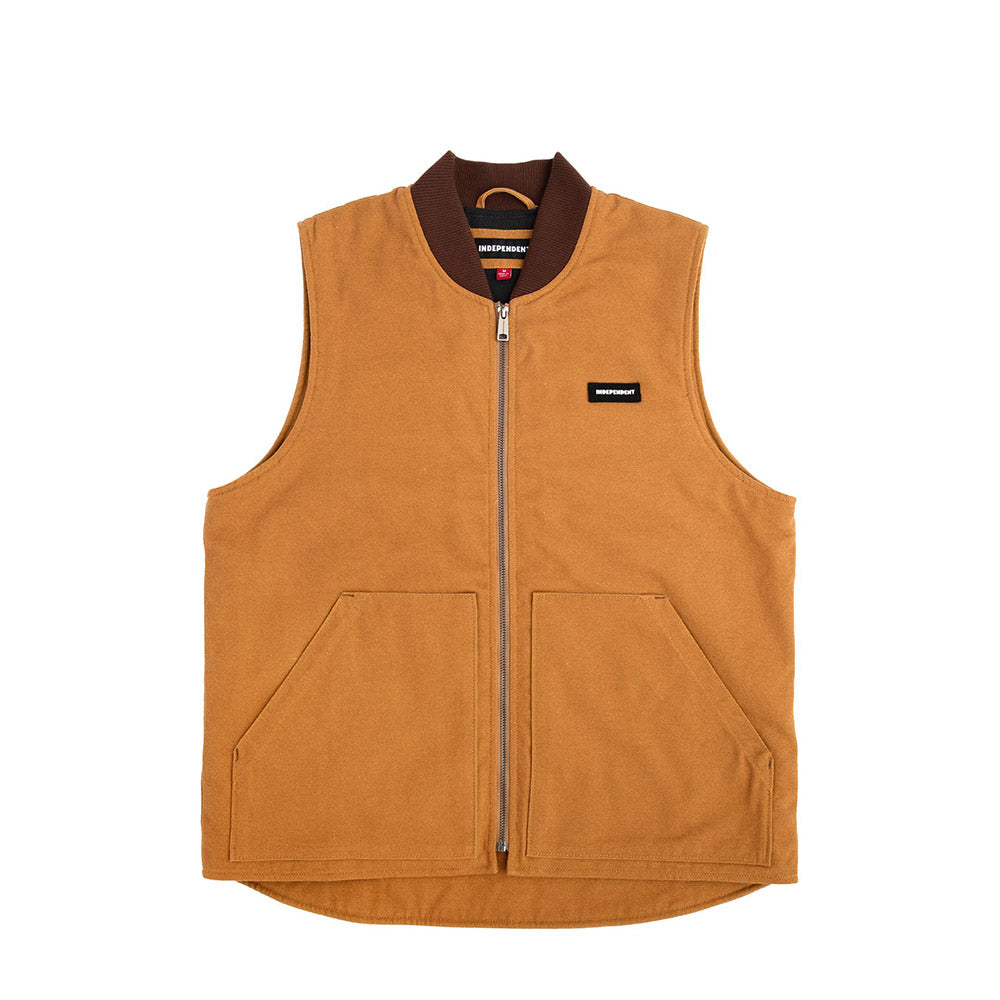 INDEPENDENT FIGUEROA VEST WORK TOP CARAMEL