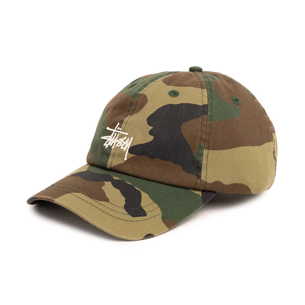 Basic Washed Low Pro Cap Green Camo