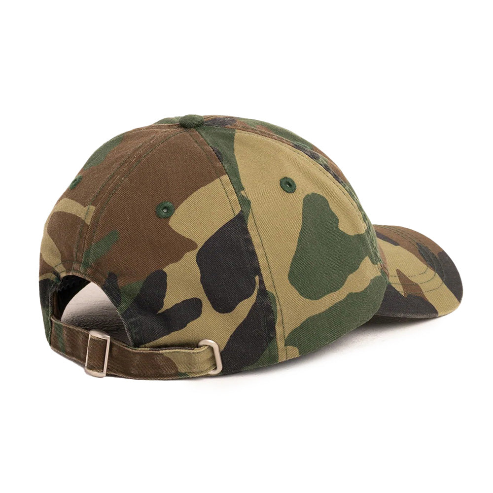 Basic Washed Low Pro Cap Green Camo